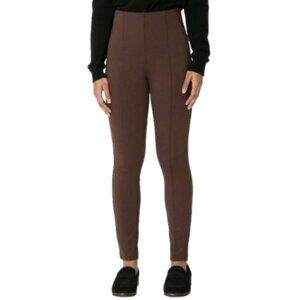 New Bellina Brown Ponte Ankle Pant- Size Small (bin 1T)